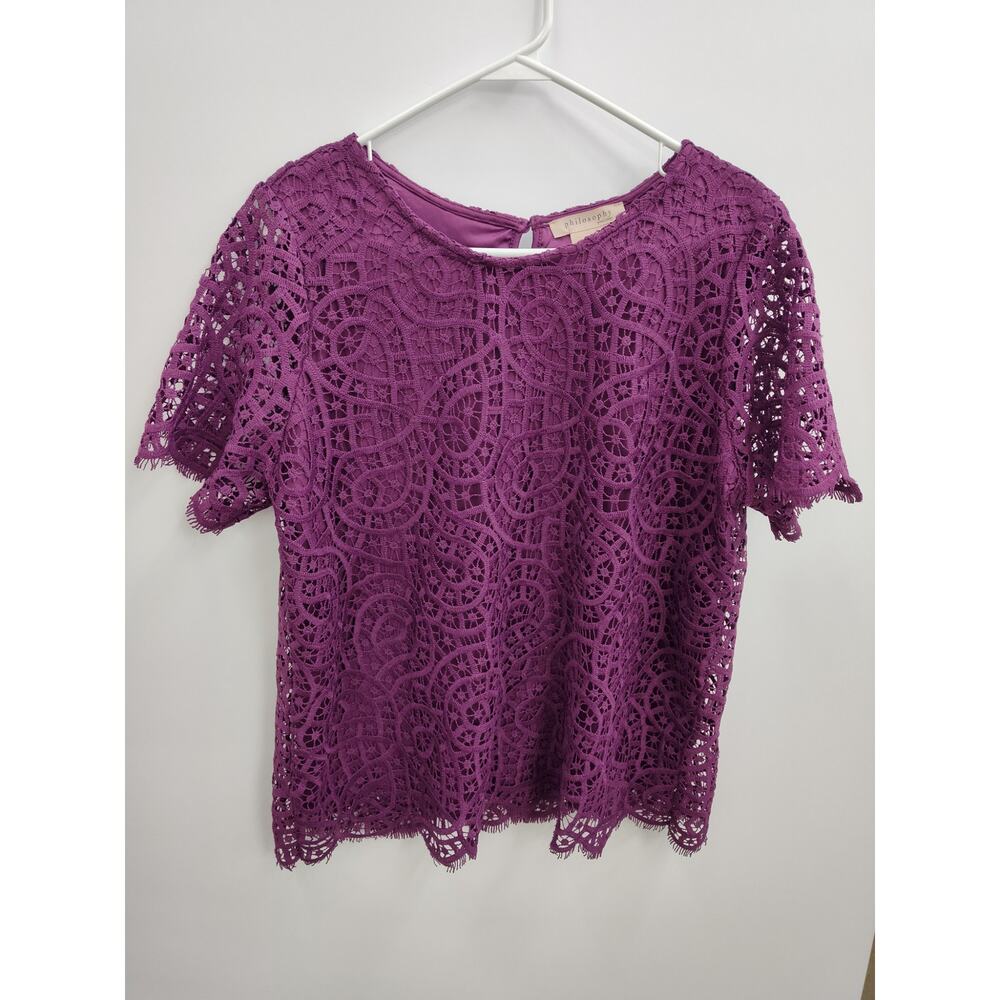 Purple Lace Shirt